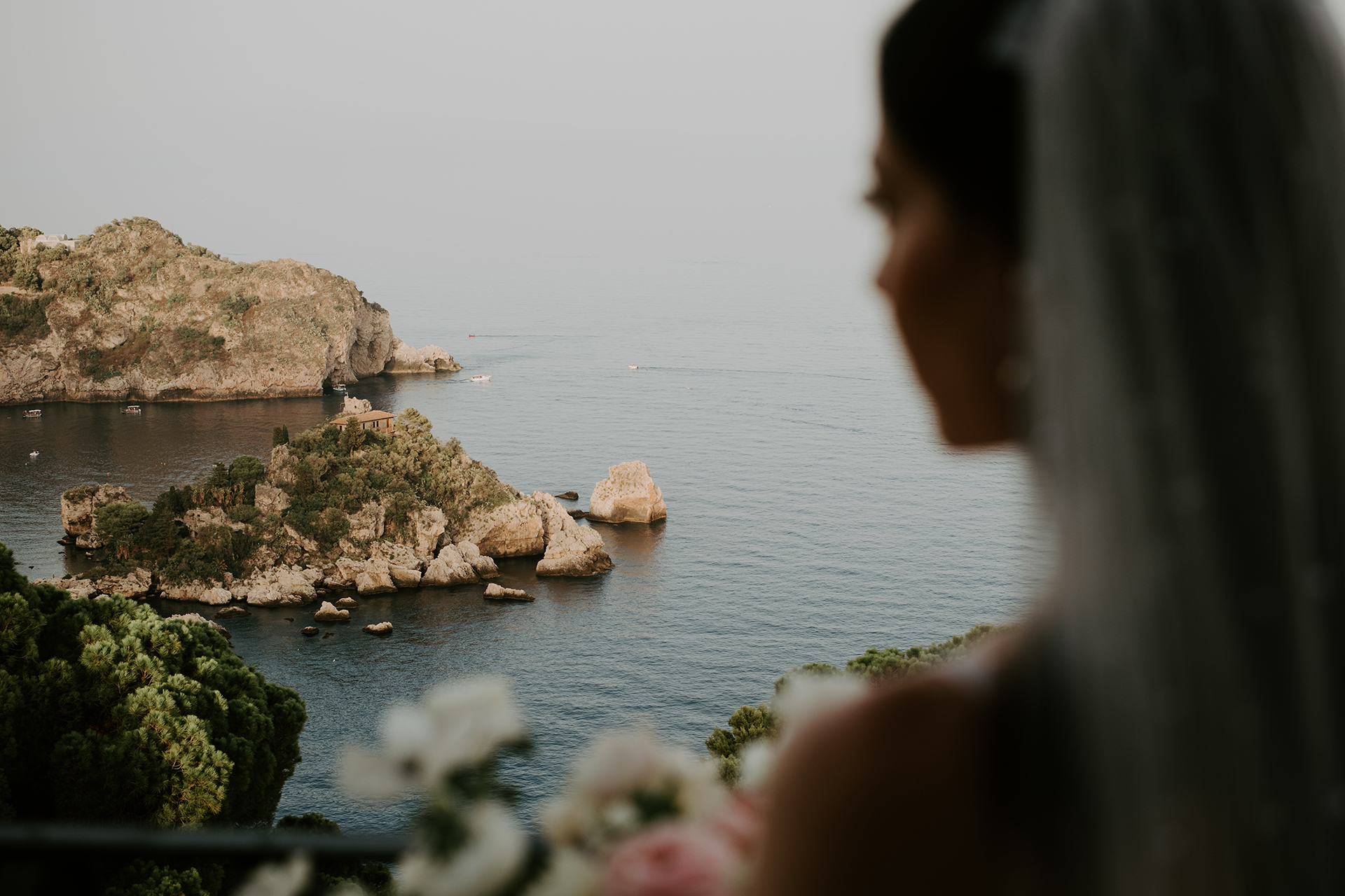 Taormina wedding view